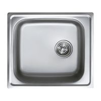 HAIBA Мойка врезная для кухни 50x47 Decor без крыла декор (HB0541)