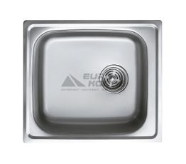HAIBA Мойка врезная для кухни 50x47 Decor без крыла декор (HB0541)