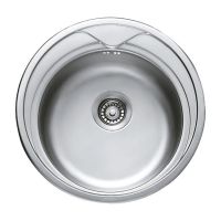 HAIBA Мойка врезная для кухни 510 Decor без крыла декор (HB0544)