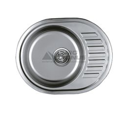 HAIBA Мойка врезная для кухни 57x45 Decor оборотная декор (HB0644)