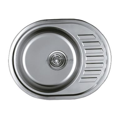 HAIBA Мойка врезная для кухни 57x45 Decor оборотная декор (HB0644)