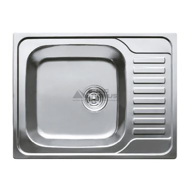 HAIBA Мойка врезная для кухни 58x48 Decor оборотная декор (HB0646)