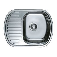 HAIBA Мойка врезная для кухни 63x49 Decor оборотная декор (HB0653)