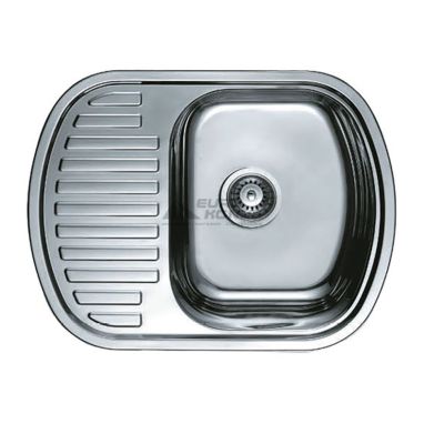 HAIBA Мойка врезная для кухни 63x49 Decor оборотная декор (HB0653)