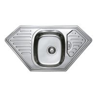 HAIBA Мойка врезная для кухни 95x50 Decor угловая декор (HB0574)
