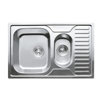 HAIBA Мойка врезная для кухни Armonia 78x50 Decor оборотная декор (HB0651)