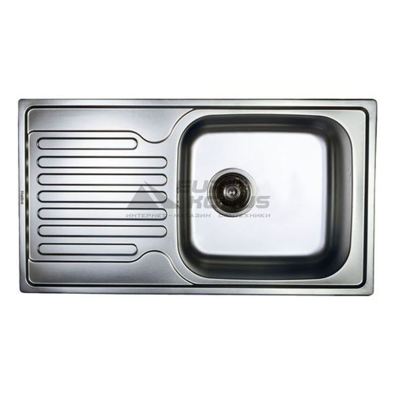 HAIBA Мойка врезная для кухни 78x43 Polish оборотная полированная (HB0565)