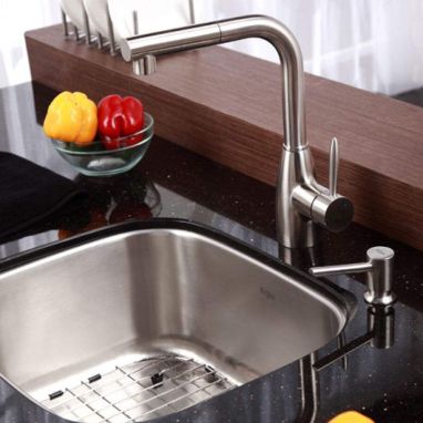 KRAUS Мойка под столешницу для кухни KBU11 без крыла матовая