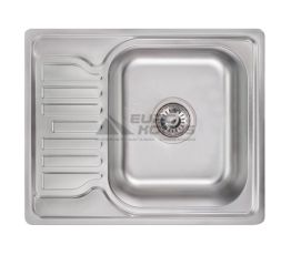 KRONER Мойка врезная для кухни KRP Satin-5848 0.8 мм 180 мм оборотная матовая (CV022777)