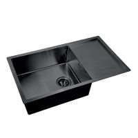 MIXXUS Мийка врізна для кухні MX7844 200x1.2 PVD Black обертаєма матова чорна