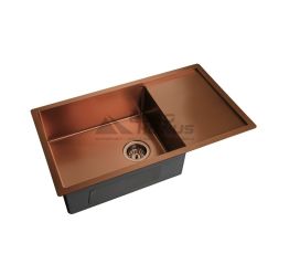 MIXXUS Мийка врізна для кухні MX7844 200x1.2 PVD Bronze обертаєма матова бронзова