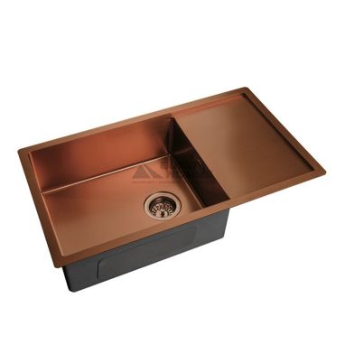 MIXXUS Мийка врізна для кухні MX7844 200x1.2 PVD Bronze обертаєма матова бронзова