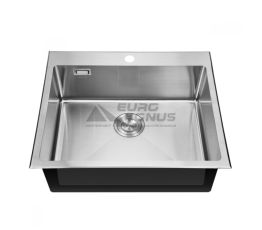 MIXXUS Мийка врізна для кухні MX6050 185x1.0 Satin без крила матова