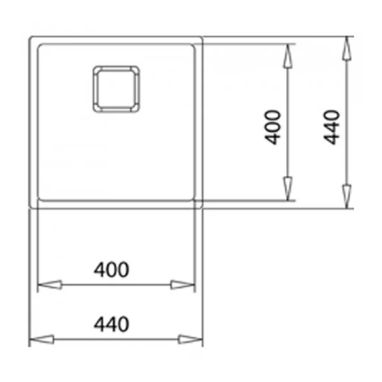 TEKA Мойка врезная для кухни Flexlinea RS15 40.40 (115000014)