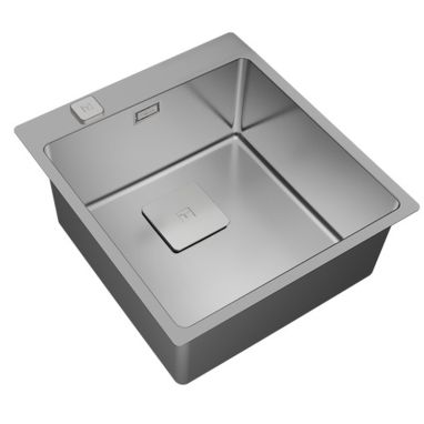 TEKA Мойка врезная для кухни FORLINEA RS15 40.40 без крыла полированная (115000019)