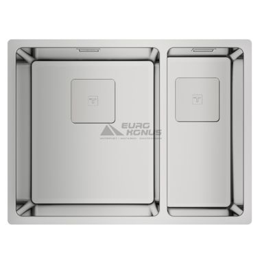 TEKA Мойка под столешницу для кухни FLEXLINEA RS15 2B 580 без крыла полированная (115030010)