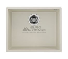 TEKA Мойка под столешницу для кухни SQUARE 50.40 TG без крыла крем (115230023)
