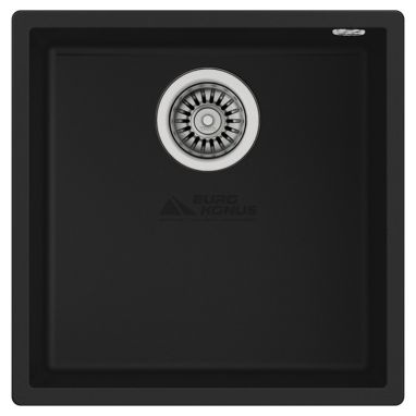 TEKA Мойка под столешницу для кухни SQUARE 40.40 TG без крыла черный (115230025)