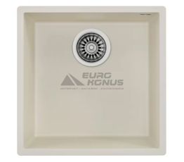TEKA Мойка под столешницу для кухни SQUARE 40.40 TG без крыла крем (115230028)