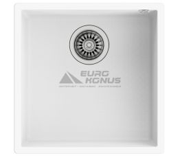 TEKA Мойка под столешницу для кухни SQUARE 40.40 TG без крыла ультра белый (115230029)