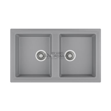 TEKA Кухонная мойка из тегранита Stone 90 B-TG 2B серый металлик (115260000) 115260007