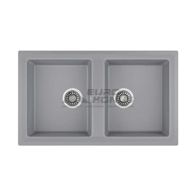 TEKA Кухонная мойка из тегранита Stone 90 B-TG 2B серый металлик (115260000) 115260007