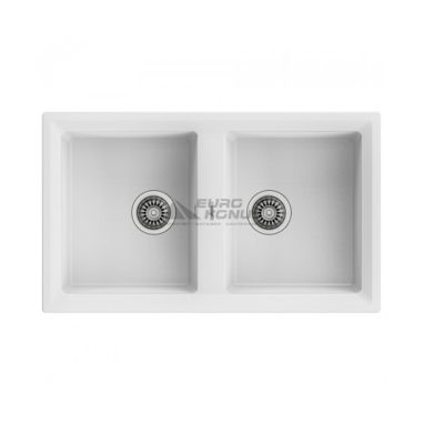 TEKA Кухонная мойка из тегранита Stone 90 B-TG 2B белый (115260005)