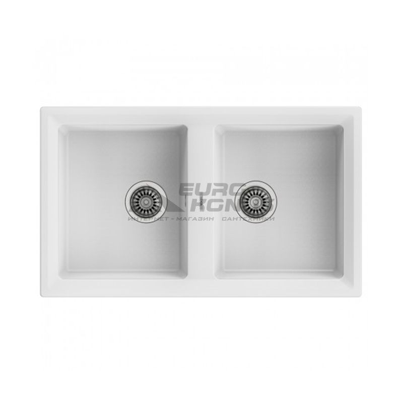 TEKA Кухонная мойка из тегранита Stone 90 B-TG 2B белый (115260005)
