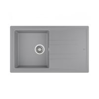 TEKA Кухонная мойка из тегранита Stone 50 B-TG 1B 1D серый металлик (115330014)