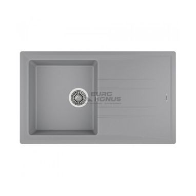 TEKA Кухонная мойка из тегранита Stone 50 B-TG 1B 1D серый металлик (115330014)