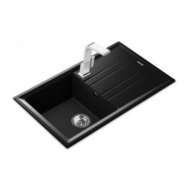 TEKA Кухонная мойка из тегранита Stone 50 B-TG 1B 1D черный металлик (115330017)