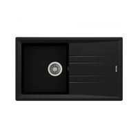 TEKA Кухонная мойка из тегранита Stone 50 B-TG 1B 1D черный металлик (115330017)