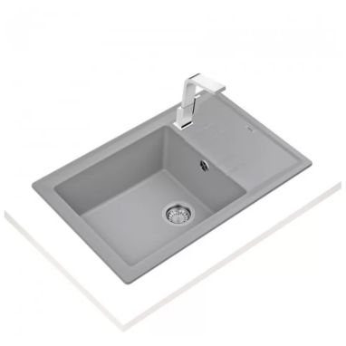 TEKA Кухонная мойка из тегранита Stone 60 S-TG 1B 1D серый металлик (115330028) 115330035