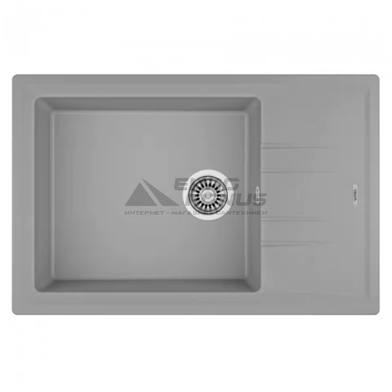 TEKA Кухонная мойка из тегранита Stone 60 S-TG 1B 1D серый металлик (115330028) 115330035