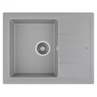 TEKA Кухонная мойка из тегранита Stone 45 B-TG 1B 1D серый металлик (115330042)