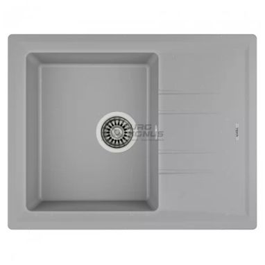 TEKA Кухонная мойка из тегранита Stone 45 B-TG 1B 1D серый металлик (115330042)