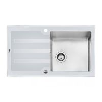 TEKA Мойка врезная для кухни оборотная Lux 1B 1D 86 REV (115100012)