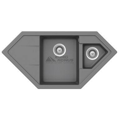 TEKA Кухонная мойка из тегранита Astral 80 E-TG серый металлик (40143533)