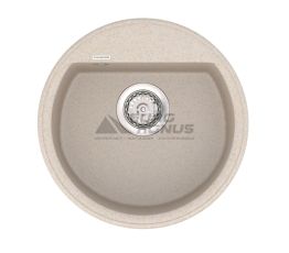 VANKOR Мойка врезная для кухни Easy без крыла beige (EMR 01.45)