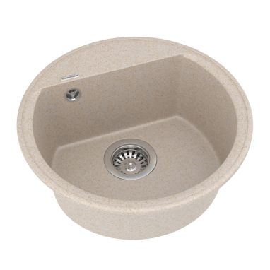 VANKOR Мойка врезная для кухни Easy без крыла beige (EMR 01.45)