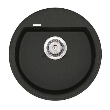 VANKOR Мойка врезная для кухни Easy без крыла black (EMR 01.45)