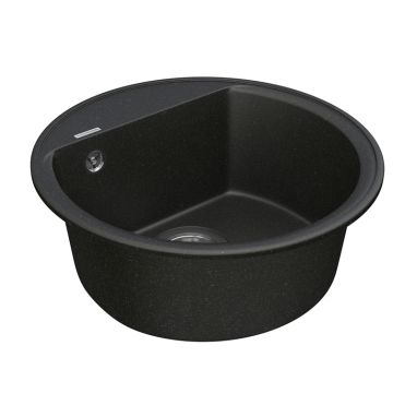 VANKOR Мойка врезная для кухни Easy без крыла black (EMR 01.45)