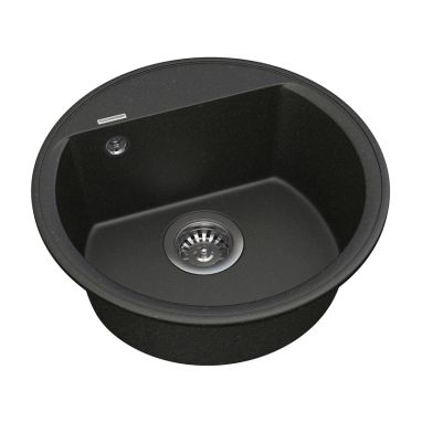 VANKOR Мойка врезная для кухни Easy без крыла black (EMR 01.45)