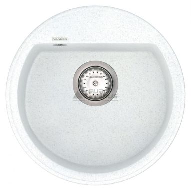 VANKOR Мойка врезная для кухни Easy без крыла White stone (EMR 01.45)