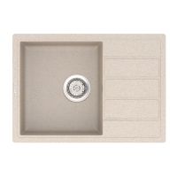 VANKOR Мойка врезная для кухни Easy оборотная beige (EMP 02.62)