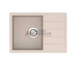 VANKOR Мойка врезная для кухни Easy оборотная beige (EMP 02.62)