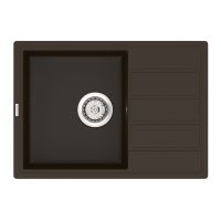VANKOR Мойка врезная для кухни Easy оборотная chocolate (EMP 02.62)