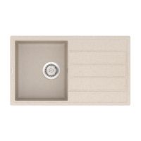 VANKOR Мойка врезная для кухни Easy оборотная beige (EMP 02.76)