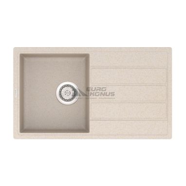 VANKOR Мойка врезная для кухни Easy оборотная beige (EMP 02.76)
