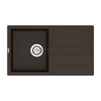 VANKOR Мойка врезная для кухни Easy оборотная chocolate (EMP 02.76)